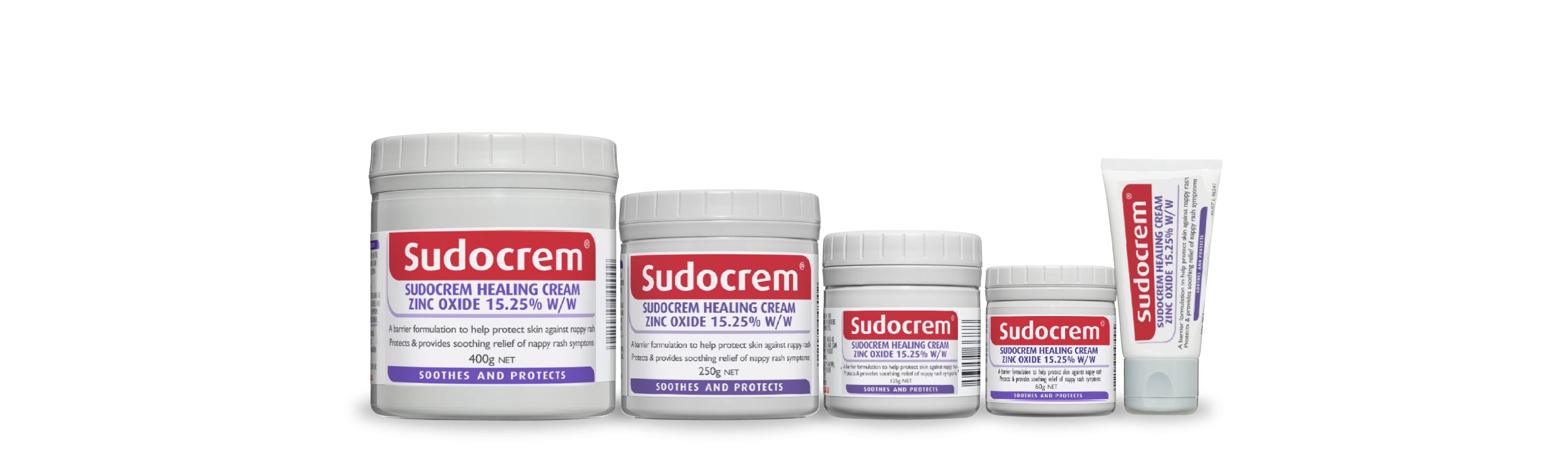Buy Sudocrem in 400g, 250g, 125g, 60g & 30g sizes